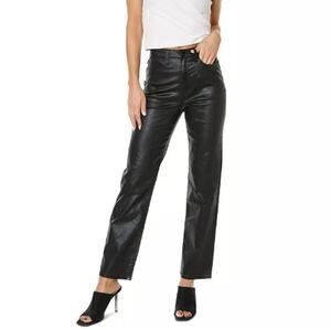 New JUICY COUTURE Venice Straight-Fit Coated Jeans Size 26